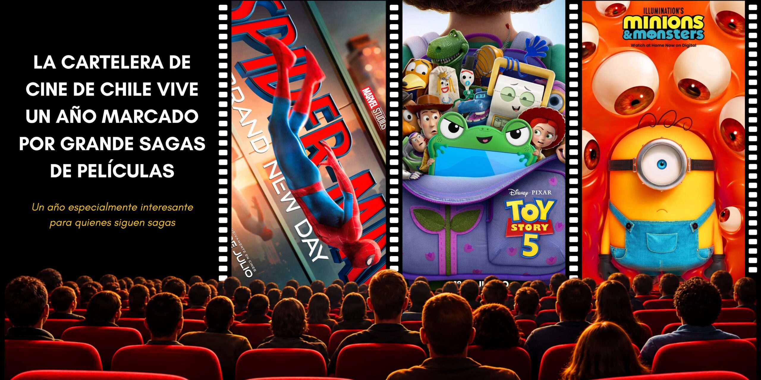 La cartelera de cine en Chile vive un año marcado por grandes sagas de películas 